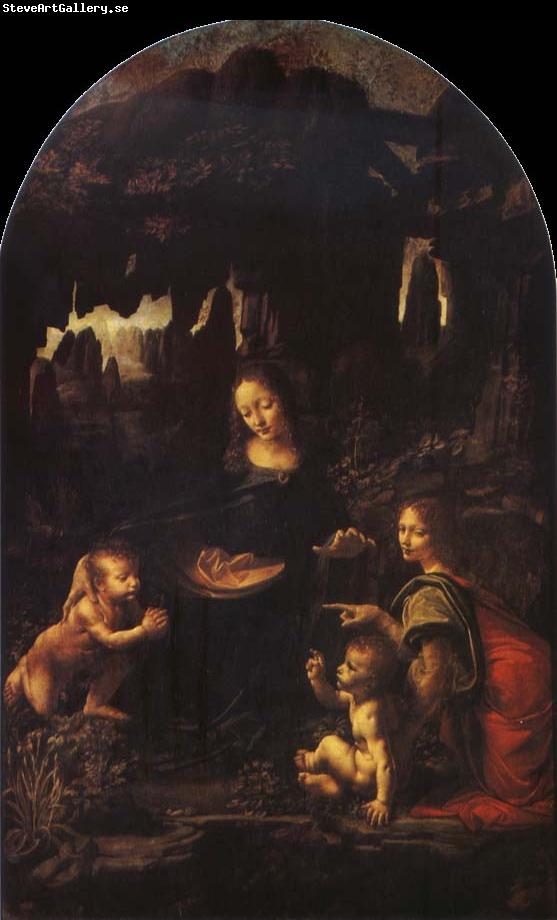 Leonardo  Da Vinci Virgin of the Rocks